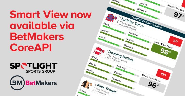 Spotlight Sports Smart View product now available to BetMakers customers